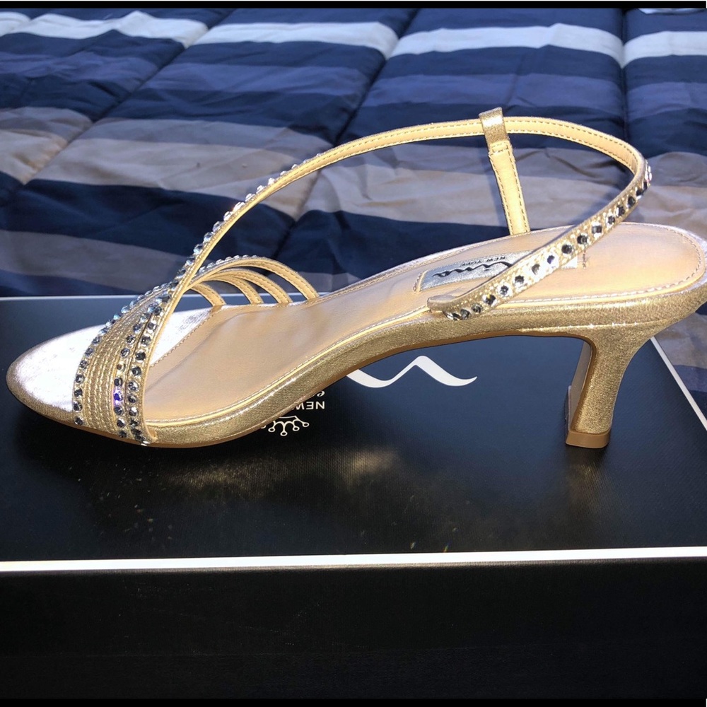 Gold heels